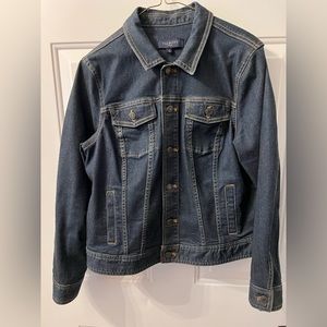 Talbots LP Dark Denim Jacket